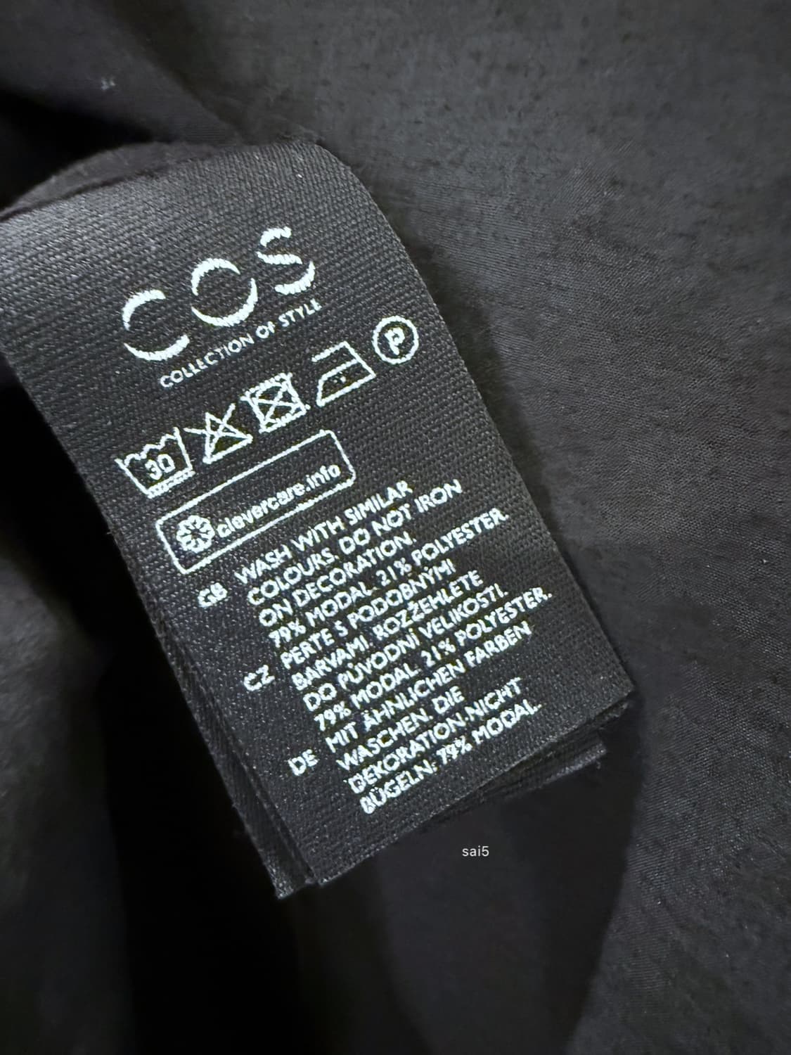 cos 스모크슬리브 모달 롱원피스 상품이미지5