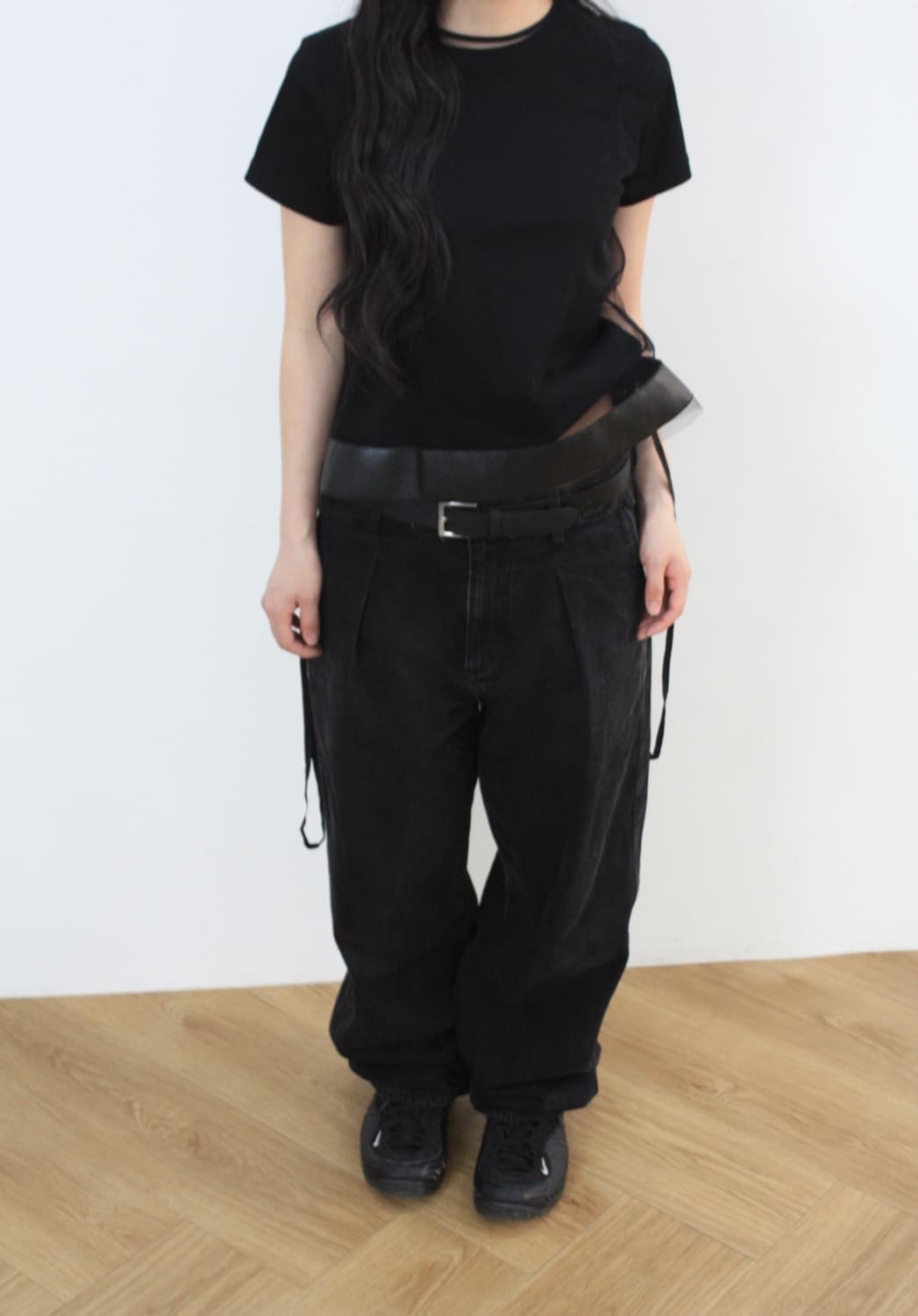 noir kei ninomiya tulle layered t-shirt 상품이미지1