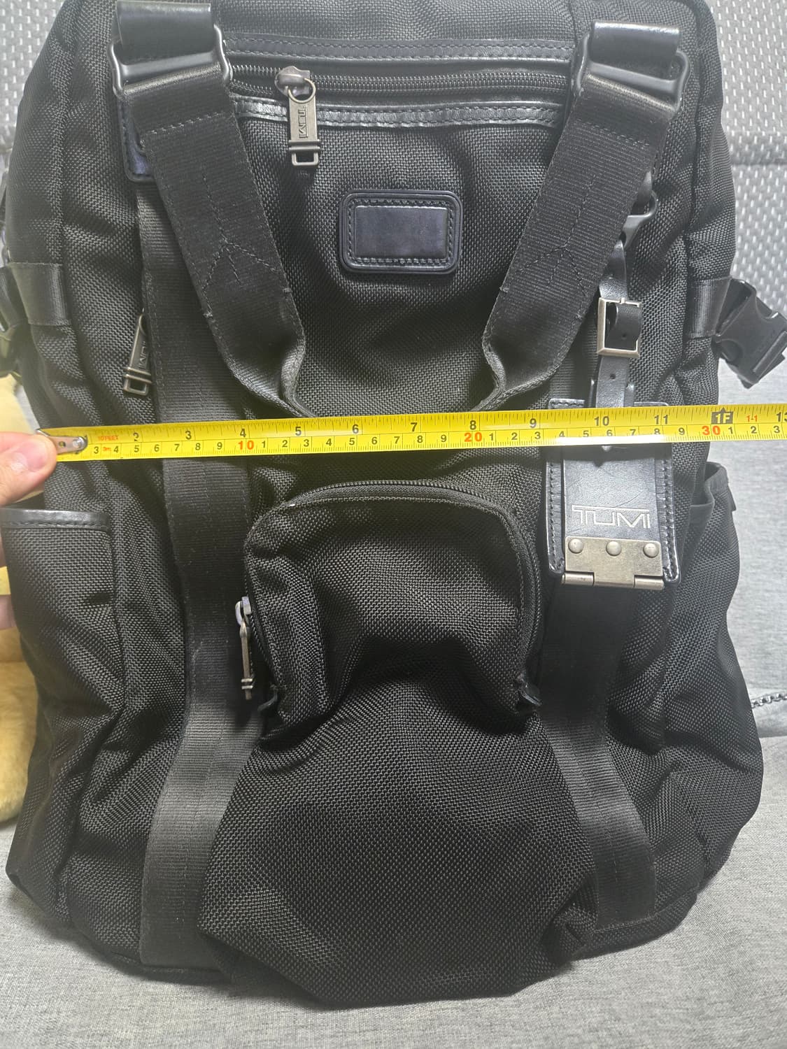 TUMI 투미 블랙 백팩 가방 팝니다 상품이미지8