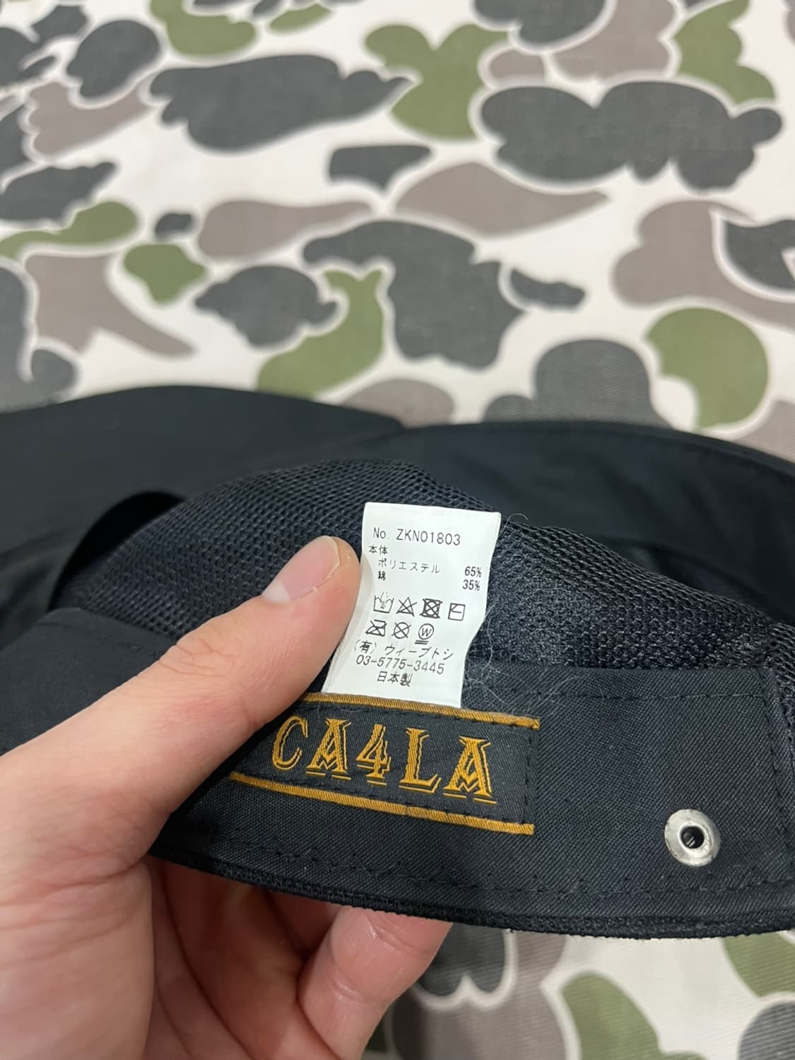 CA4LA 카시라 캡 모자 Made in JAPAN 상품이미지5