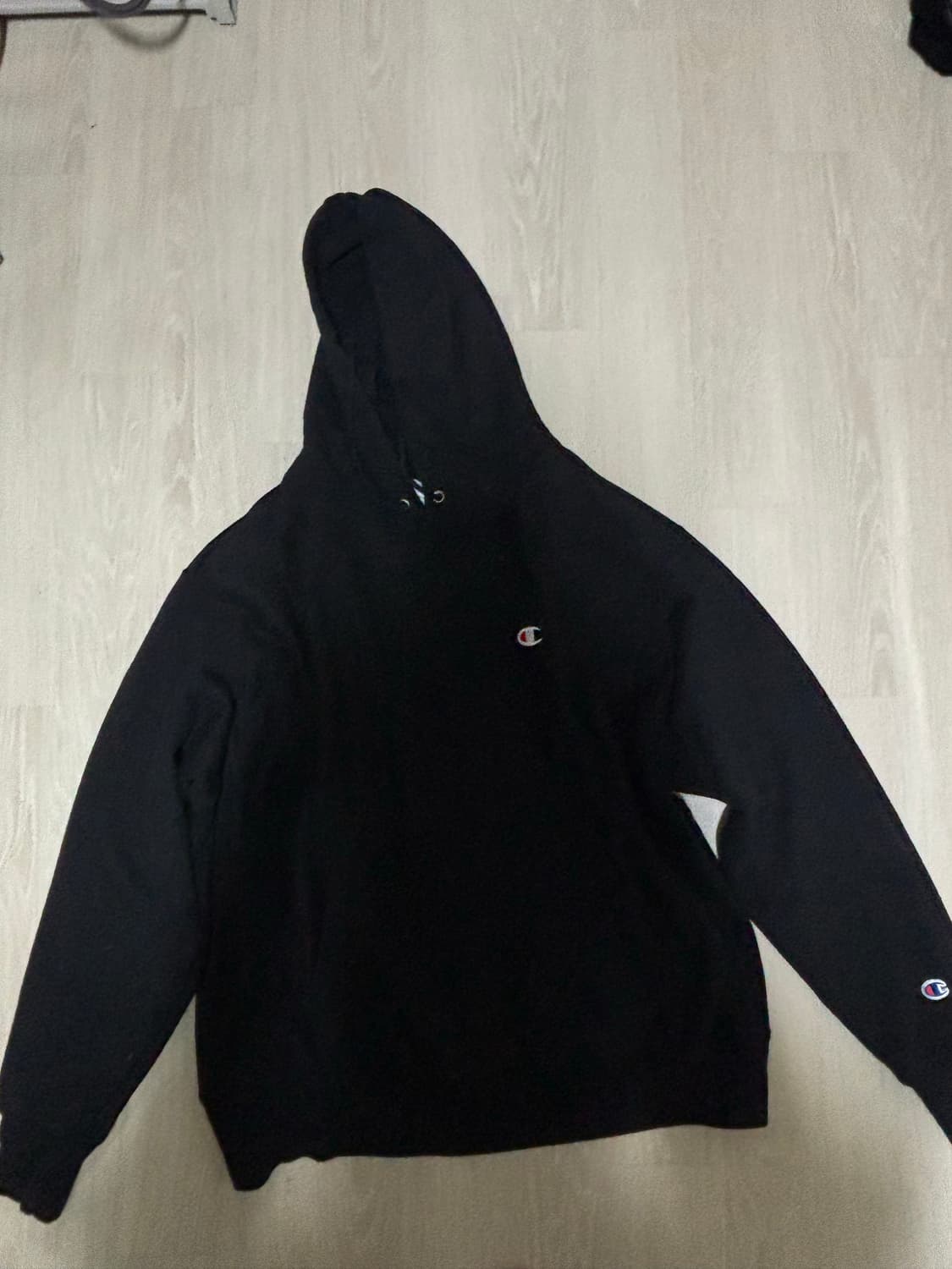 챔피온 리버스위브 후드티 블루택  상품이미지1