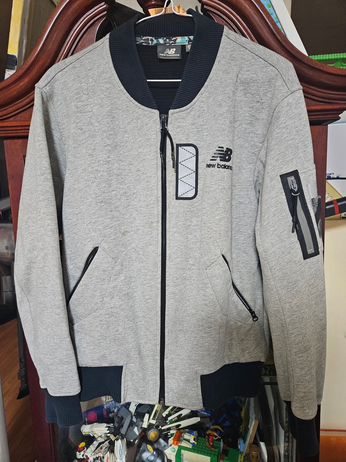 뉴발란스 회색 자켓 판매 상품이미지1