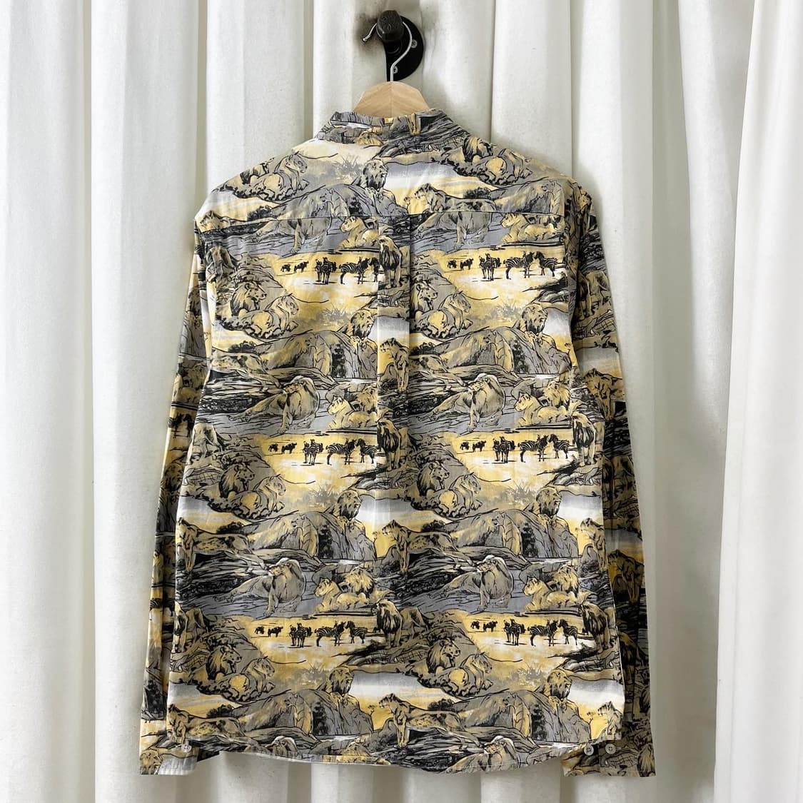 스투시 패턴 코튼 카라 셔츠 상품이미지5