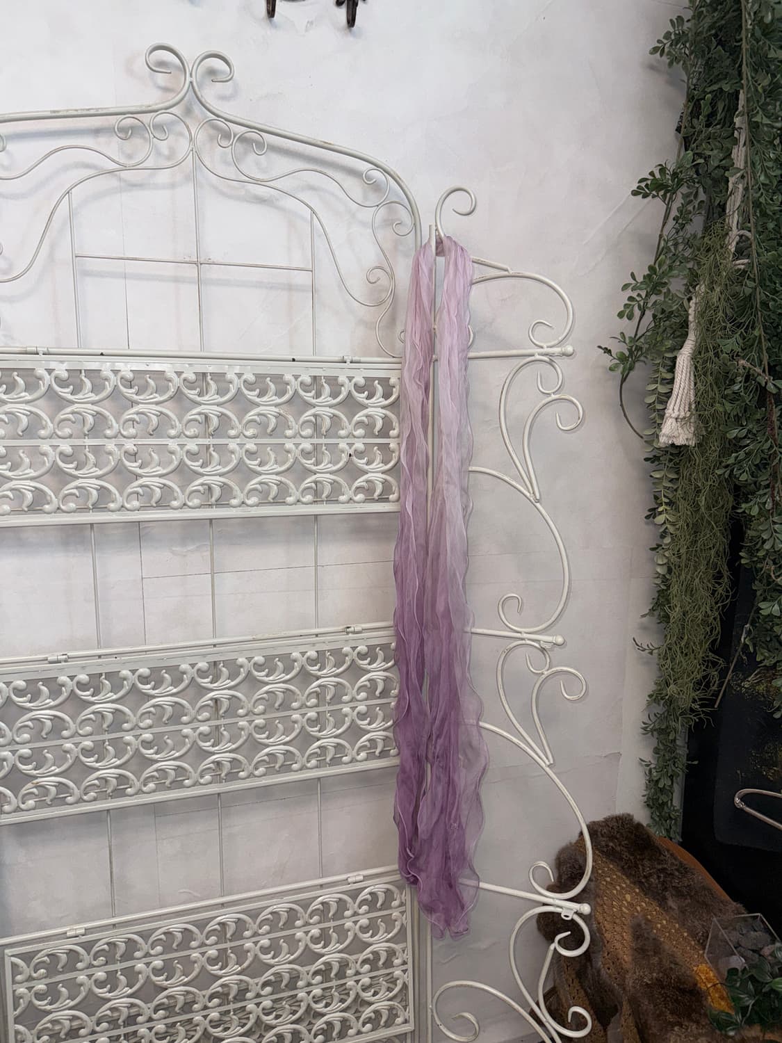 Lavender gradient ruffle scarf 상품이미지4