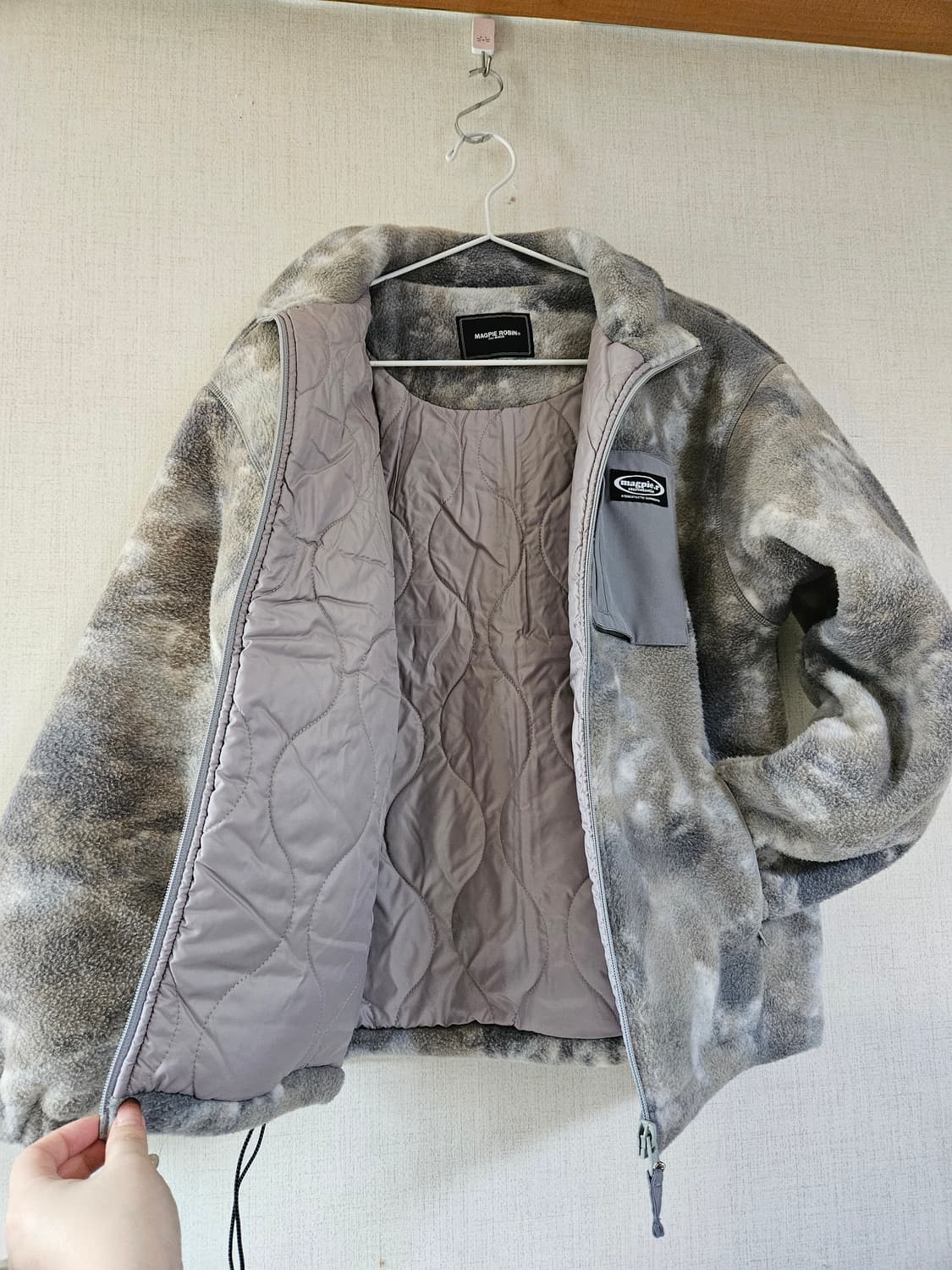 맥파이로빈 플리스점퍼 새상품 상품이미지2