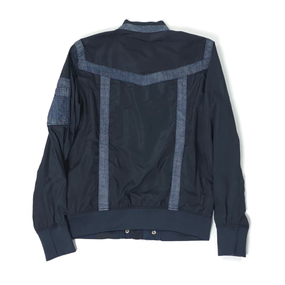 디젤 나일론 데님 ma-1 자켓 네이비-중청 데님 (M) 상품이미지2