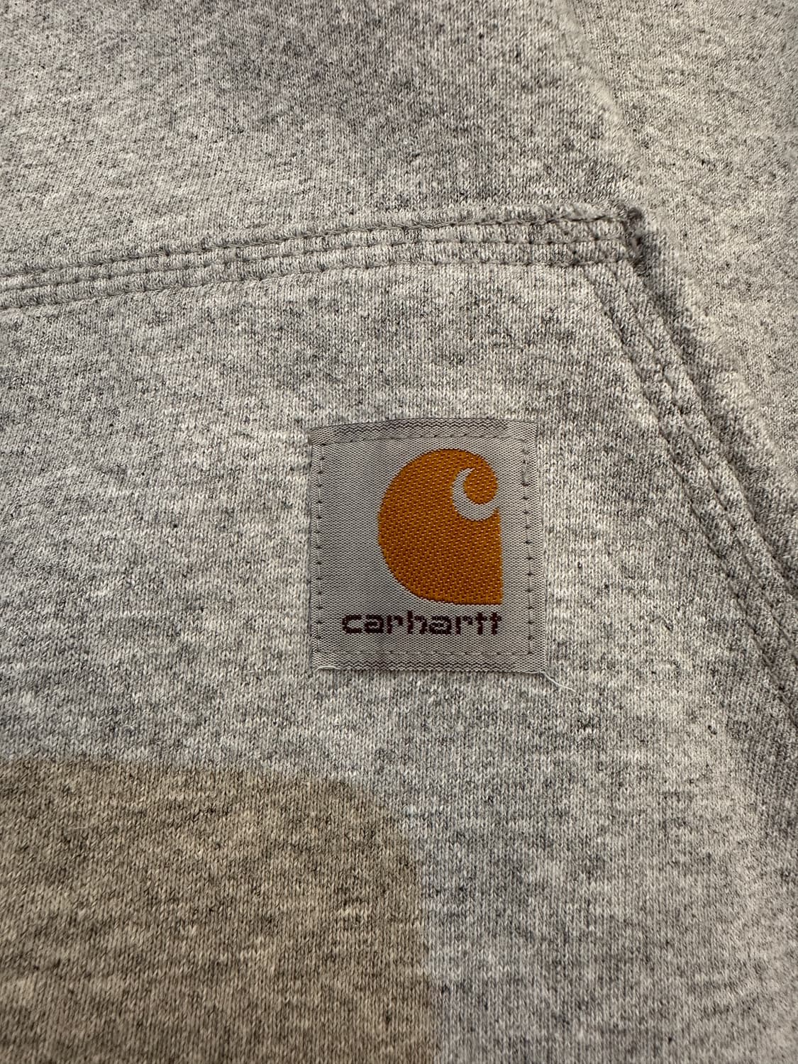 M) 칼하트 오리지널 핏 그레이 기모 후드티 상품이미지4