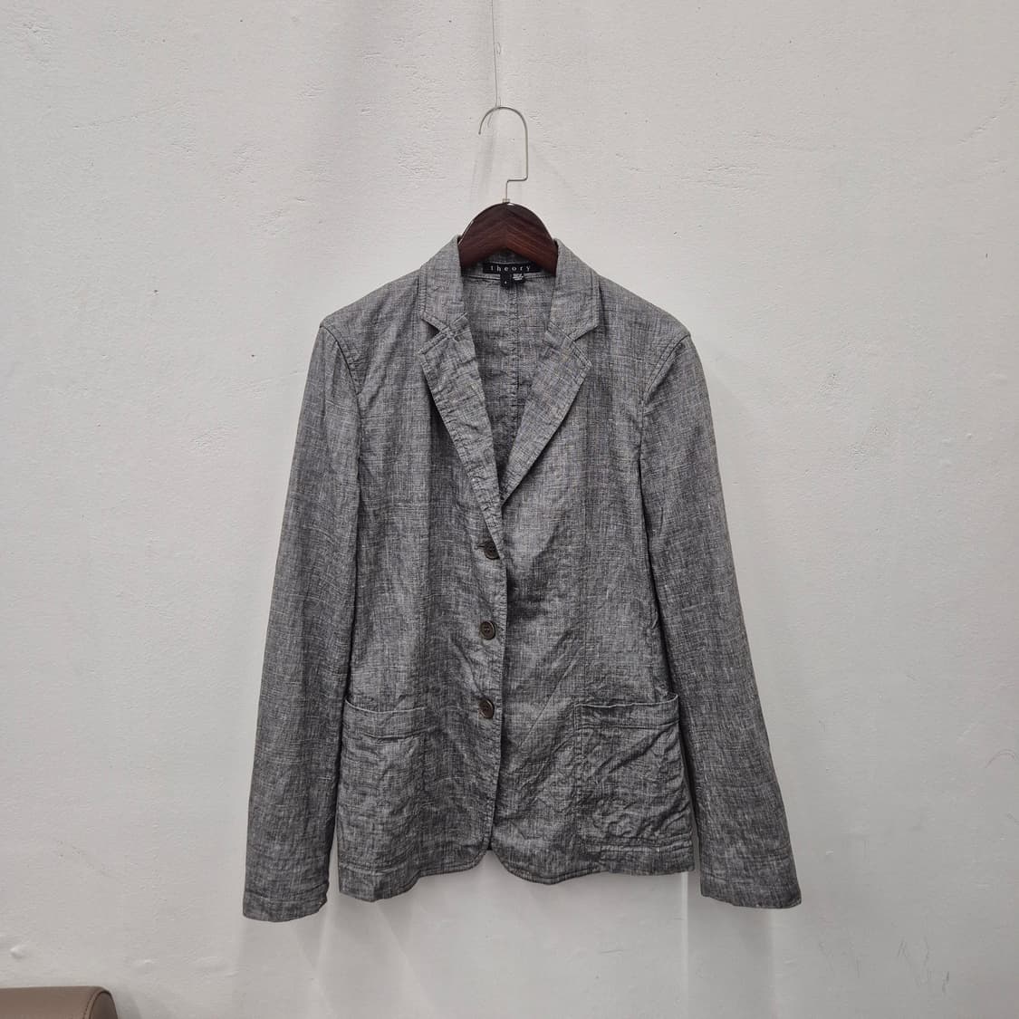 띠어리 여성 린넨 블레이저 자켓 4 상품이미지3