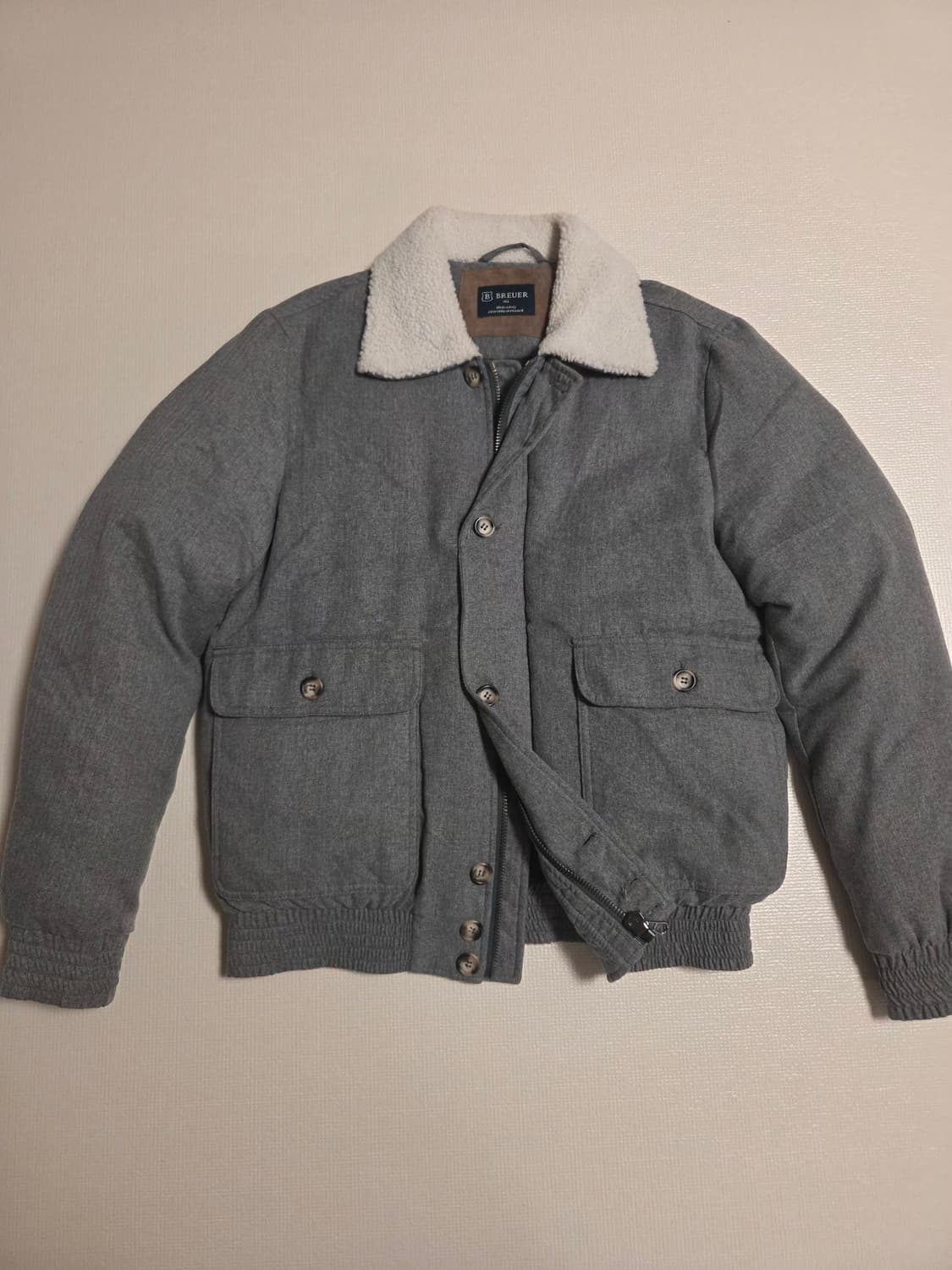 브루이어 양털 구스다운 a2 패딩 점퍼 자켓 상품이미지1