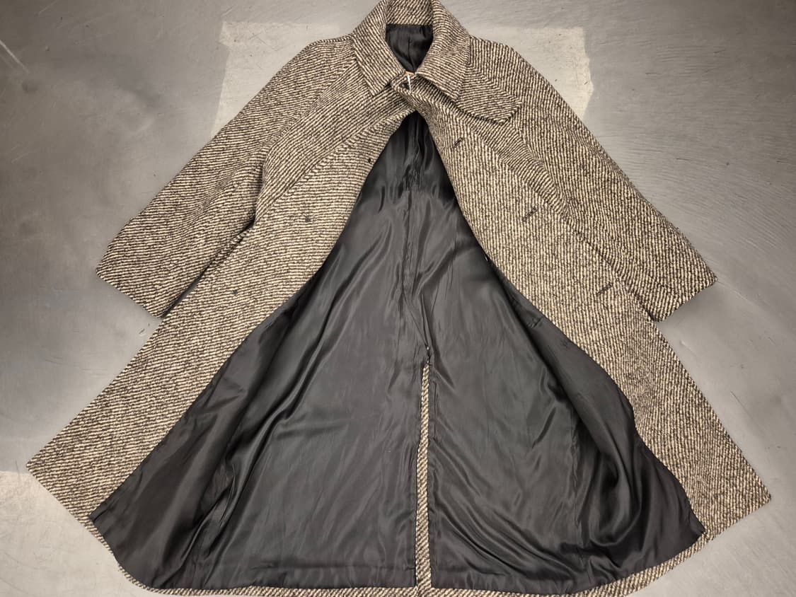 22fw 솔리드옴므 헤링본 울 코트 상품이미지2