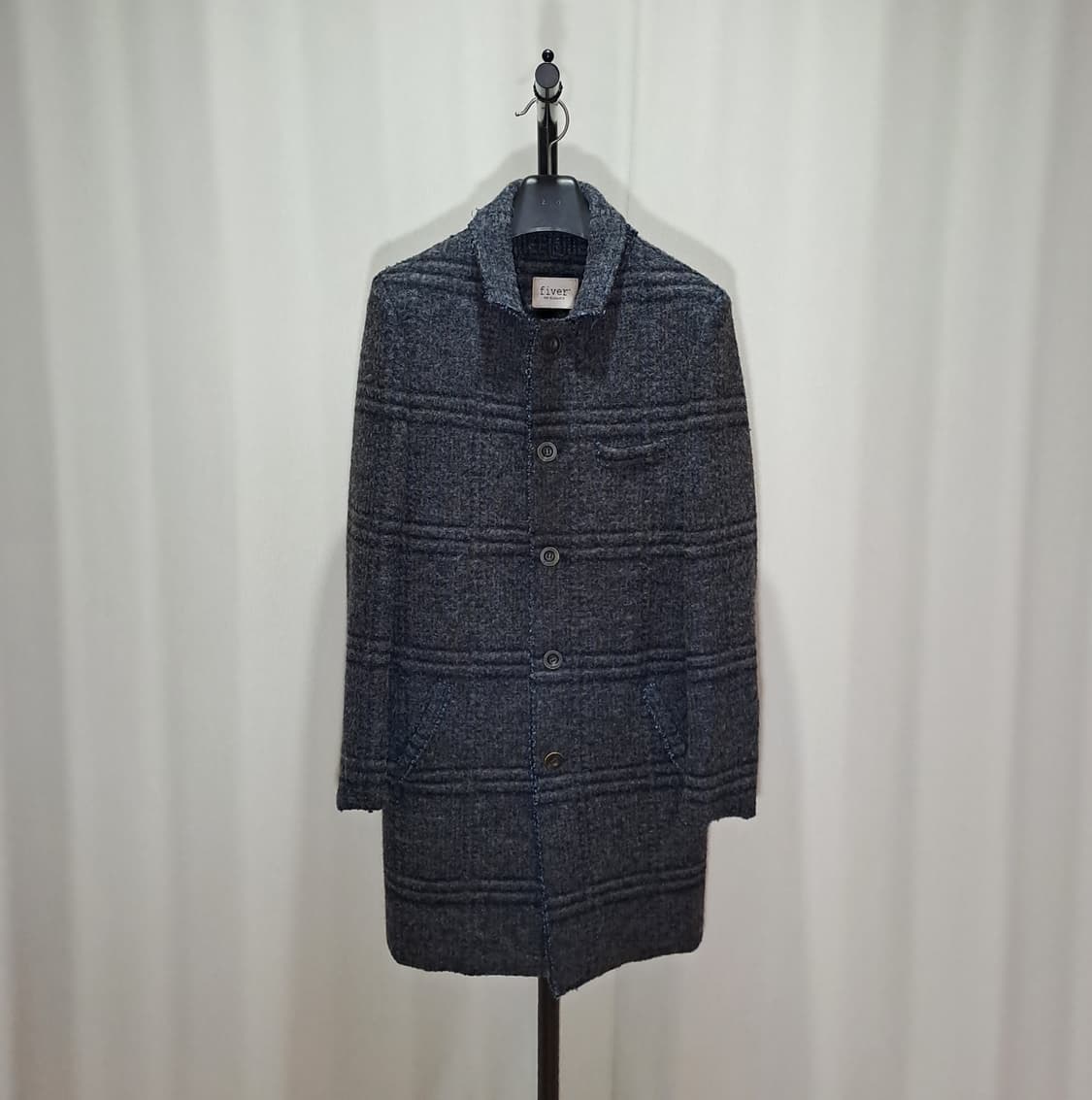 (택포) 시리즈 이태리 Fiver 파이버 체크코트 100 B367 상품이미지1