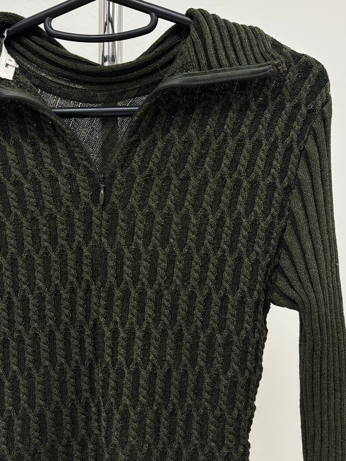 빈티지 피에르가르뎅 카키 울 니트 상품이미지5