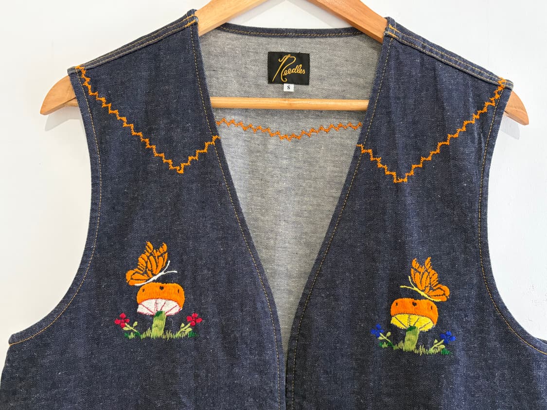 니들즈 인디고 데님베스트 상품이미지2