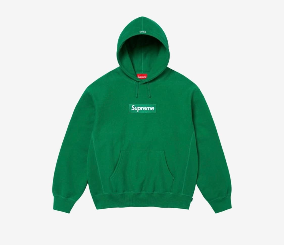 [s] 슈프림 박스로고 후드 스웨트셔츠 그린 - 24FW 상품이미지1