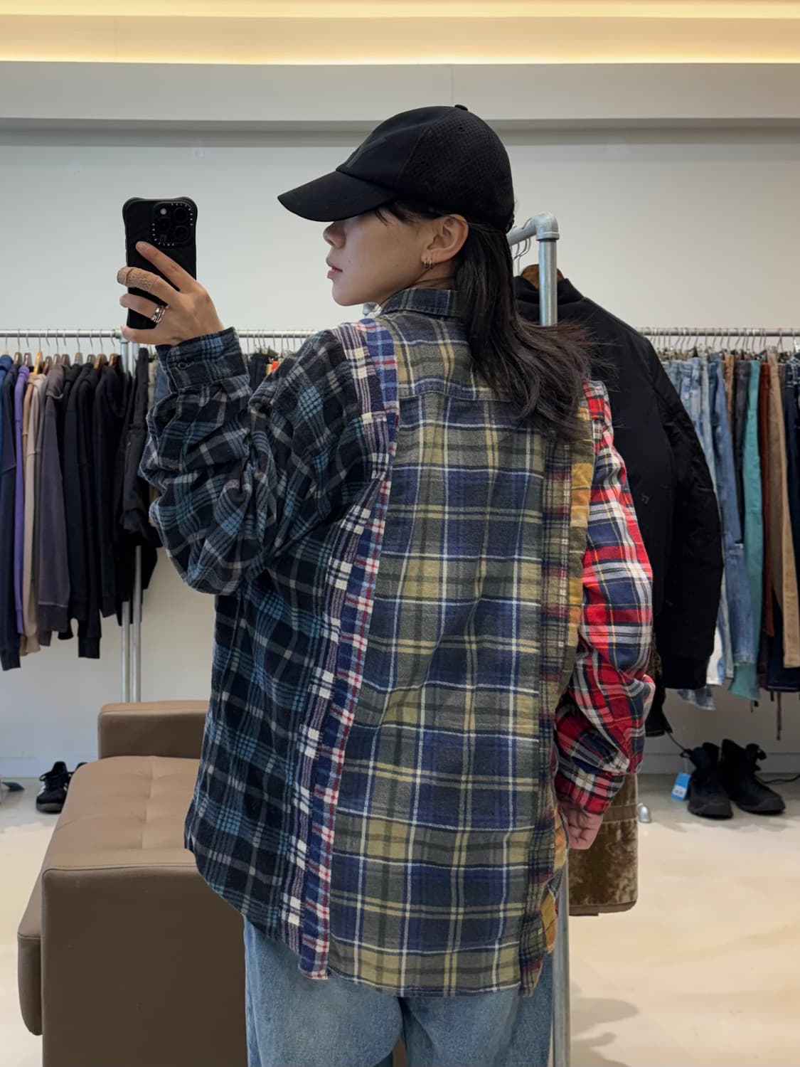 리빌드 바이 니들스 7컷 플란넬 체크 셔츠 상품이미지7