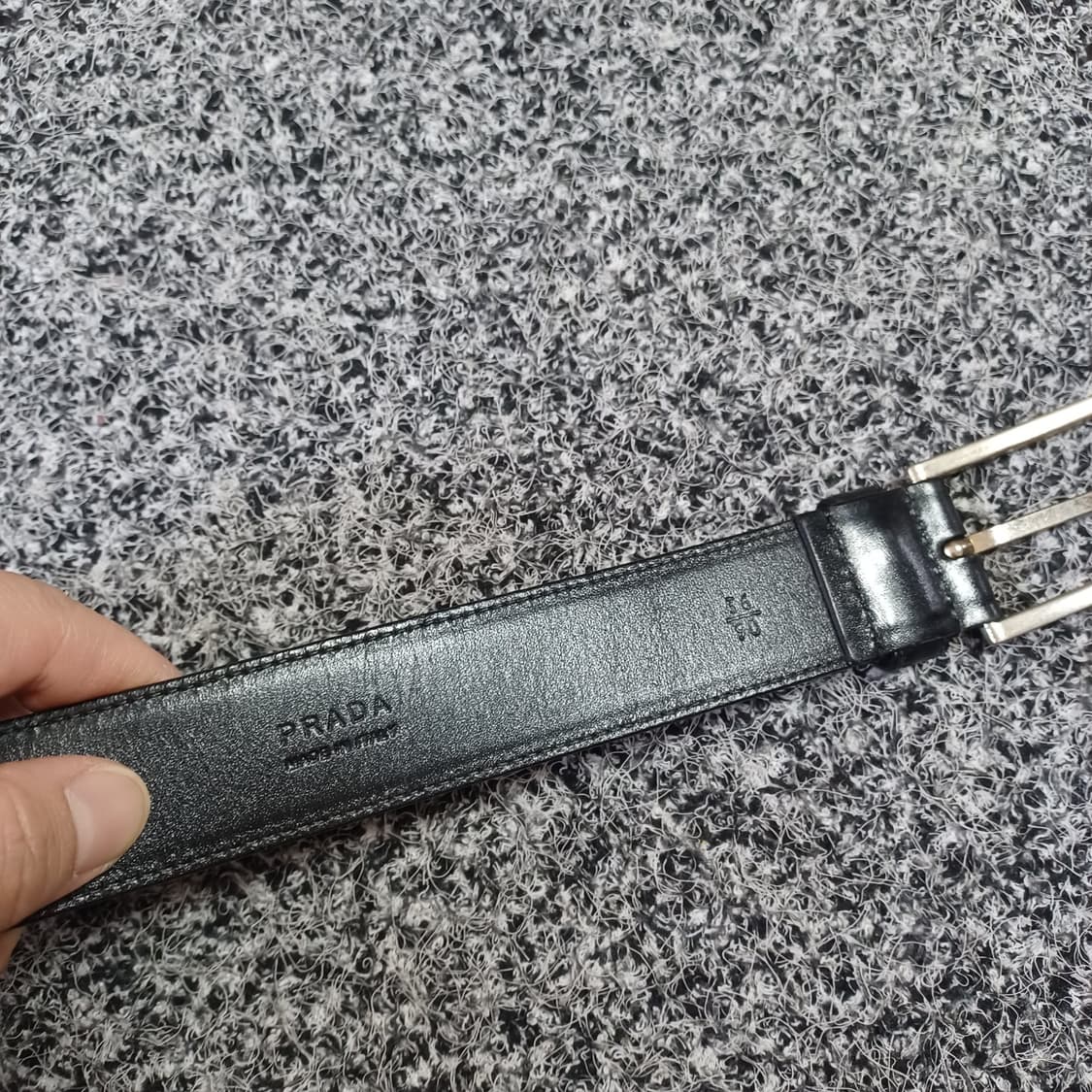 PRADA  빈티지 벨트 블랙 상품이미지3