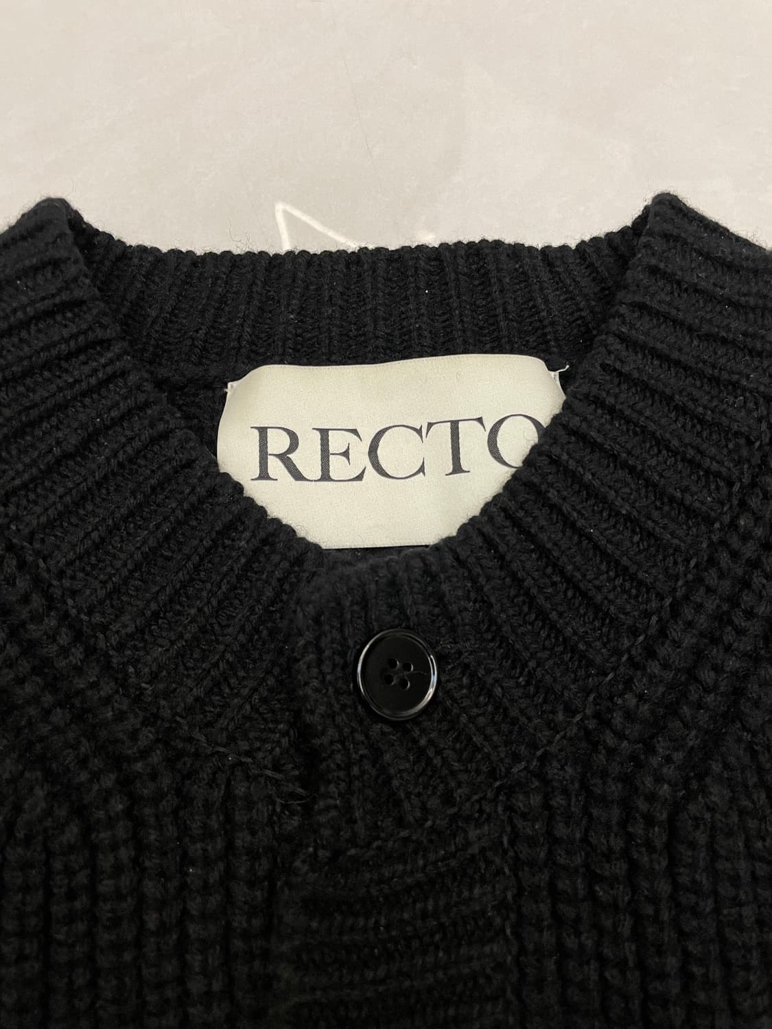 렉토 청키 울 가디건 상품이미지7