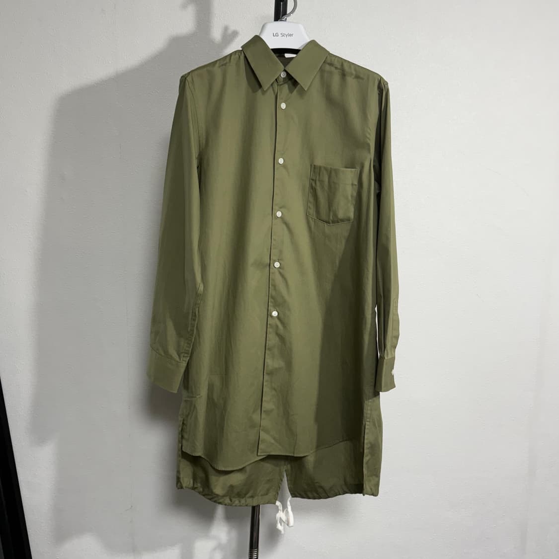 25ss 꼼데가르송 꼼데가르송 스트링 롱셔츠 m 상품이미지1