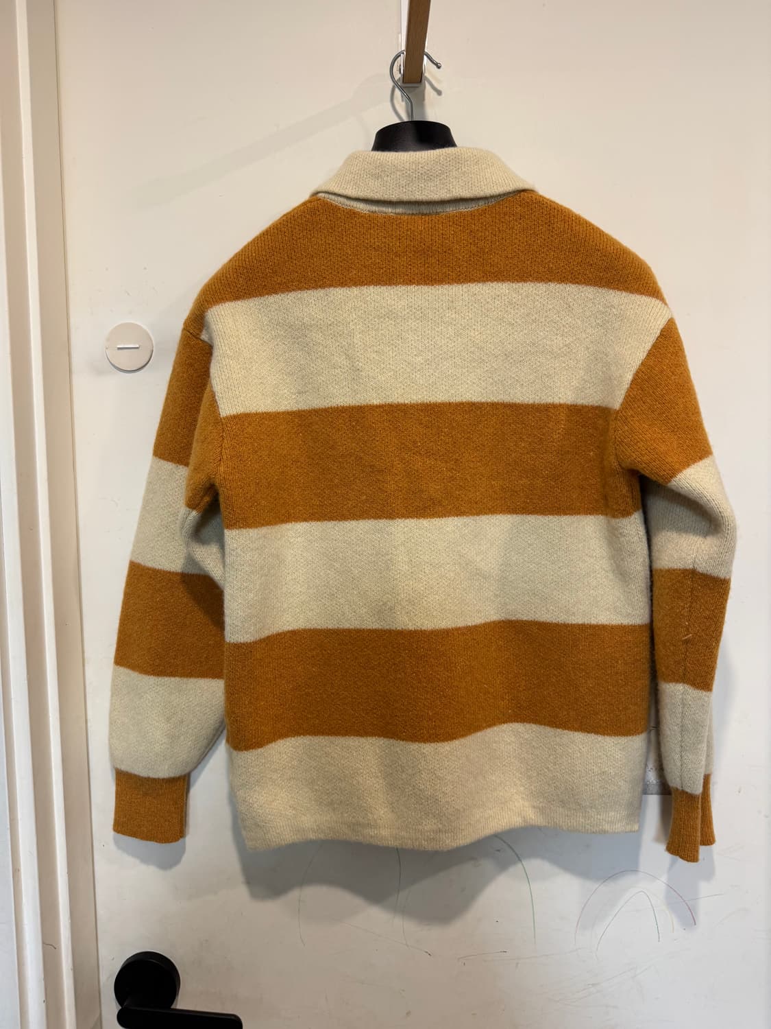 파타고니아 리사이클 울 블렌드 럭비 스웨터 드라이드 망고 상품이미지5