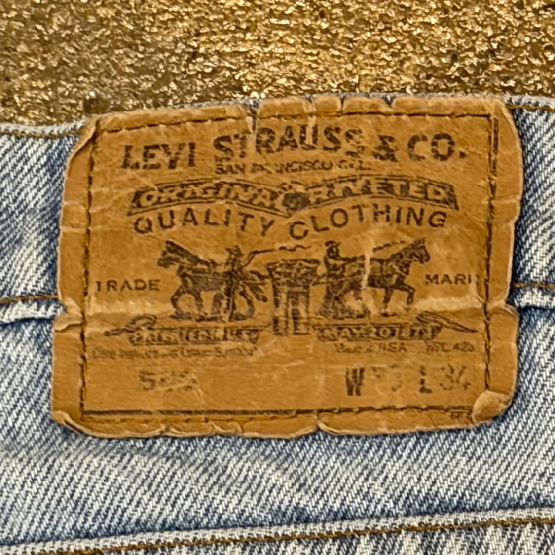 90s Made in USA 빈티지 리바이스 560 배기핏 청바지 상품이미지9