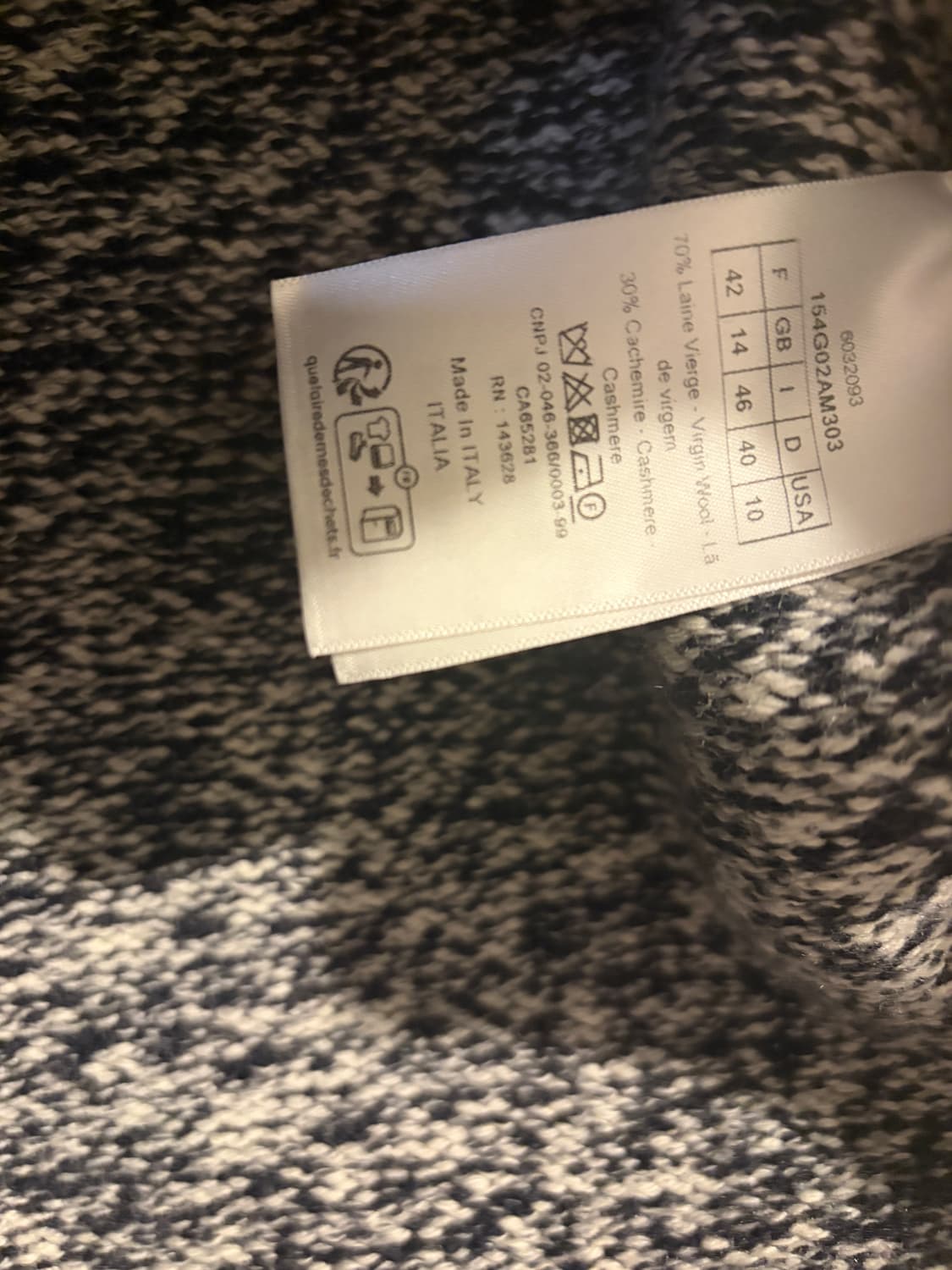 디올 세일러 카라 가디건 42 상품이미지4