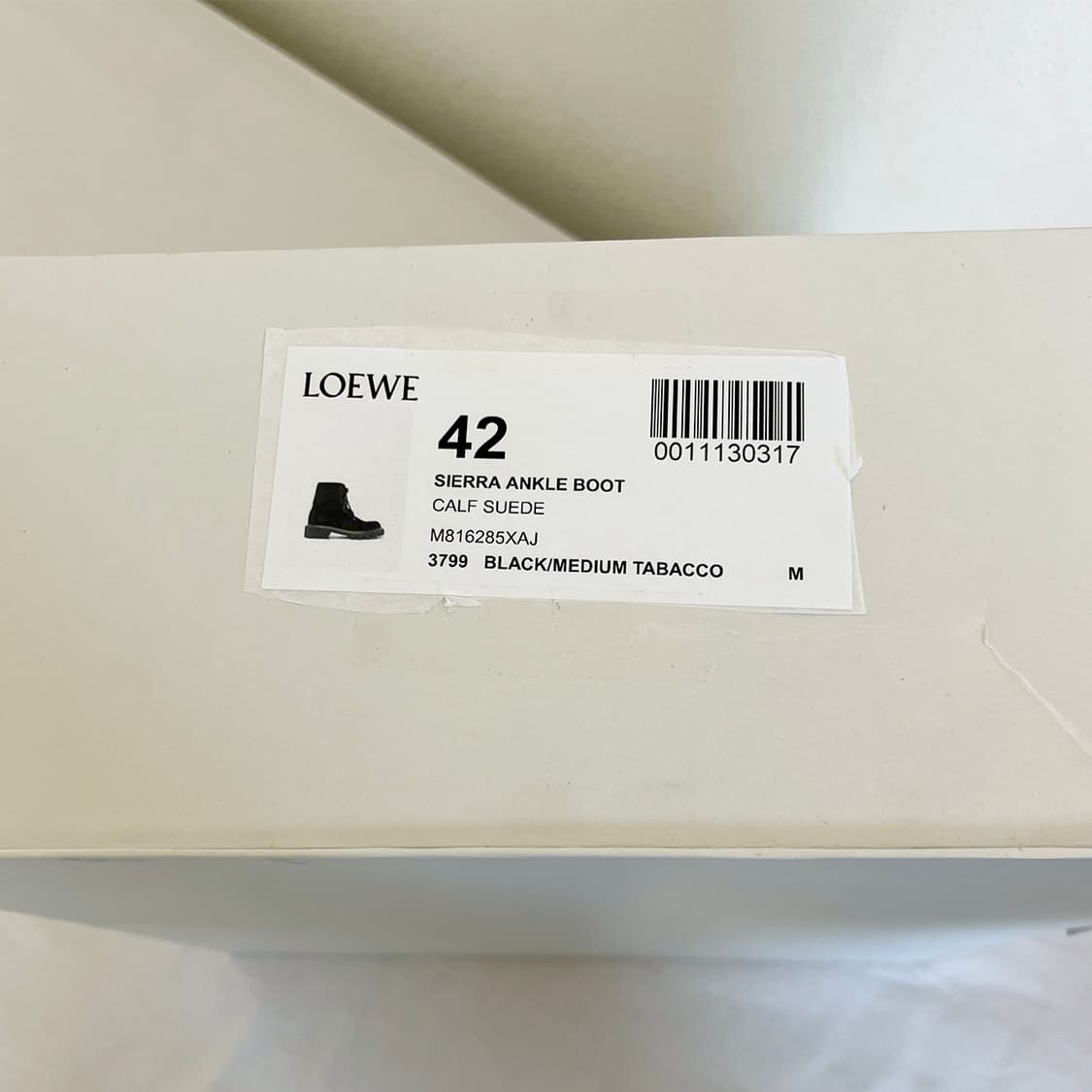 로에베 FW24 SIERRA 스웨이드 부츠 상품이미지5