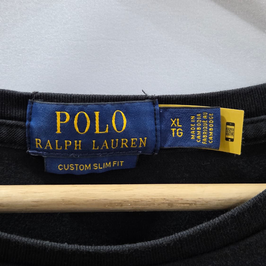 폴로랄프로렌 자수로고 반팔티 블랙 XL  상품이미지3