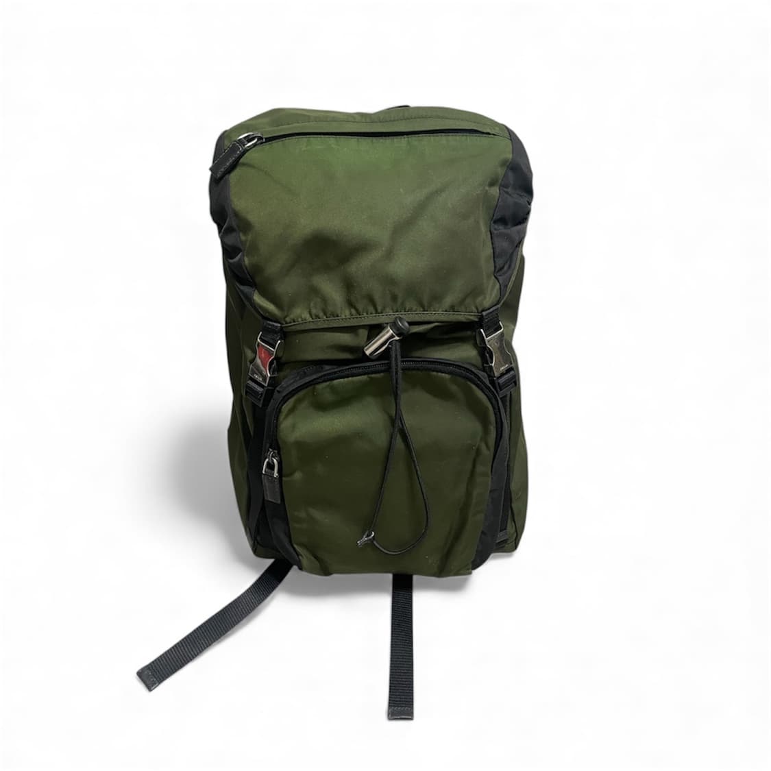 프라다 포코노 나일론 삼각 로고 올리브 그린 백팩 가방 kenijima 상품이미지1