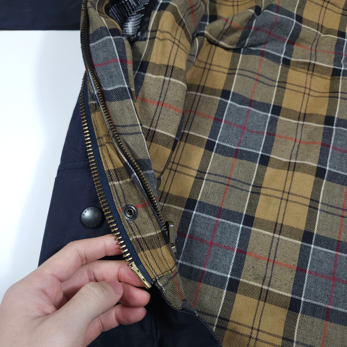 바버 뷰포드 자켓 네이비 상품이미지8