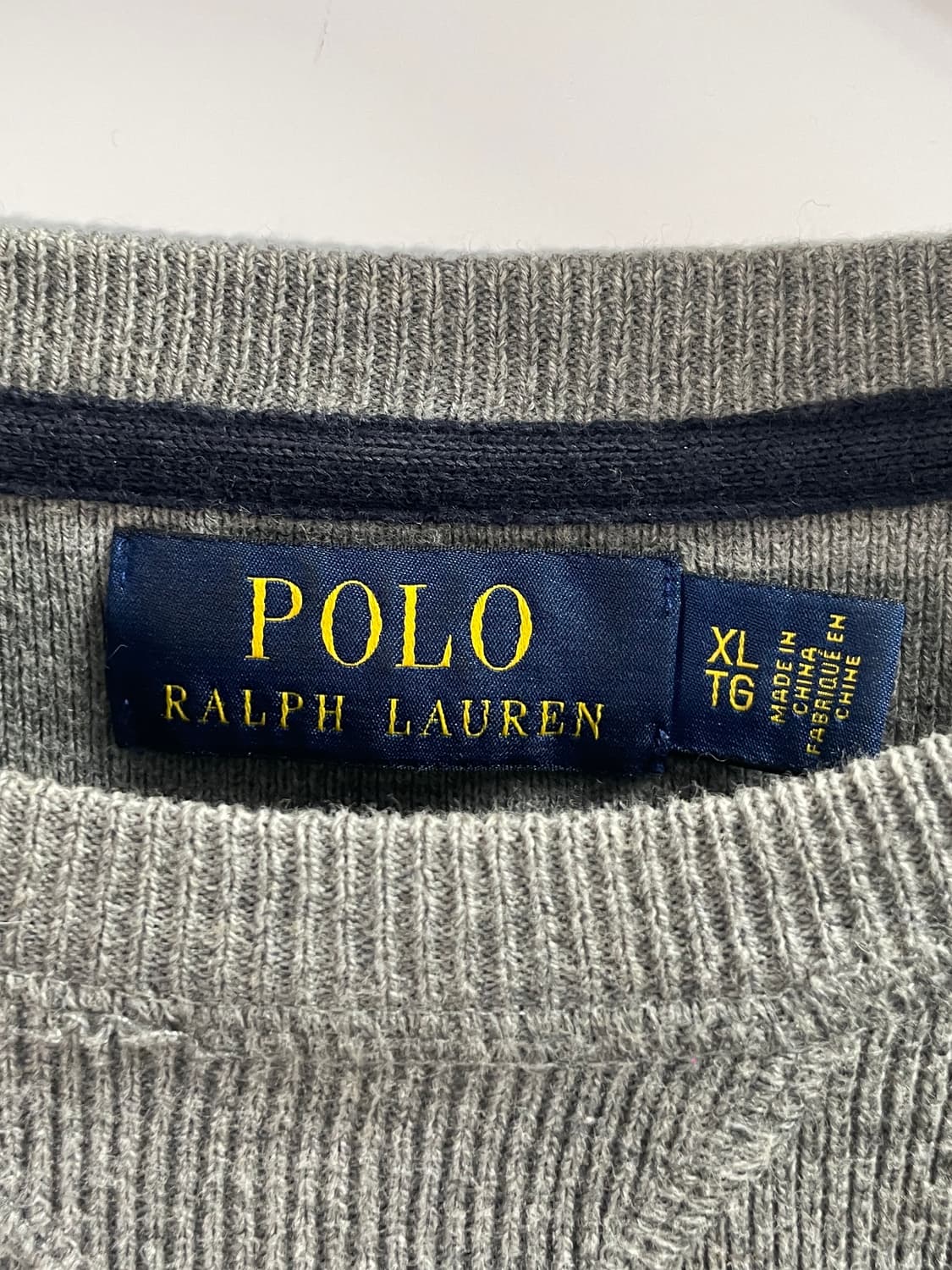 폴로 랄프로렌 아치로고 니트 맨투맨 (on.711)   상품이미지4