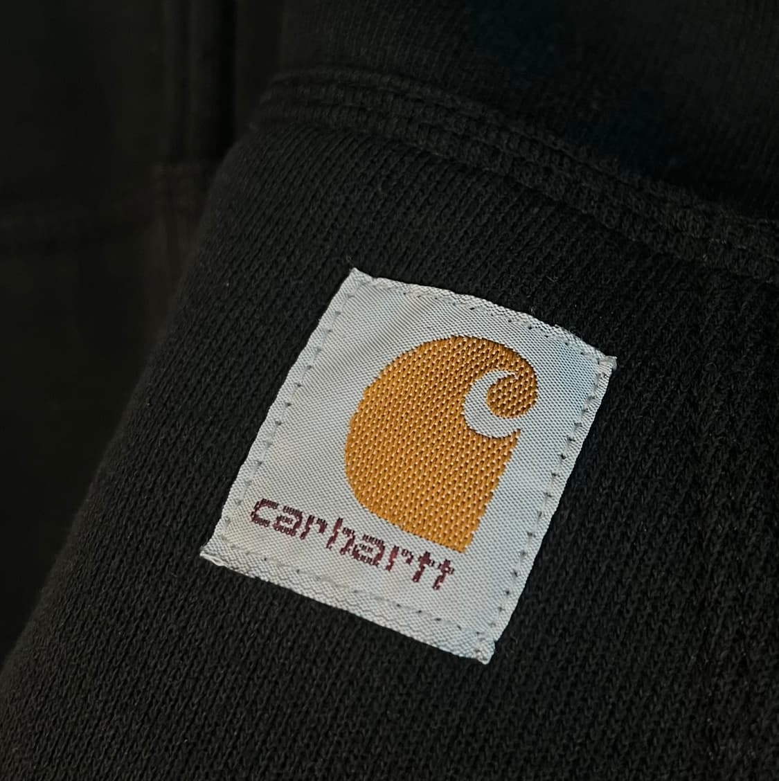 칼하트 오리지널 핏 후드집업 블랙 (M) 상품이미지5