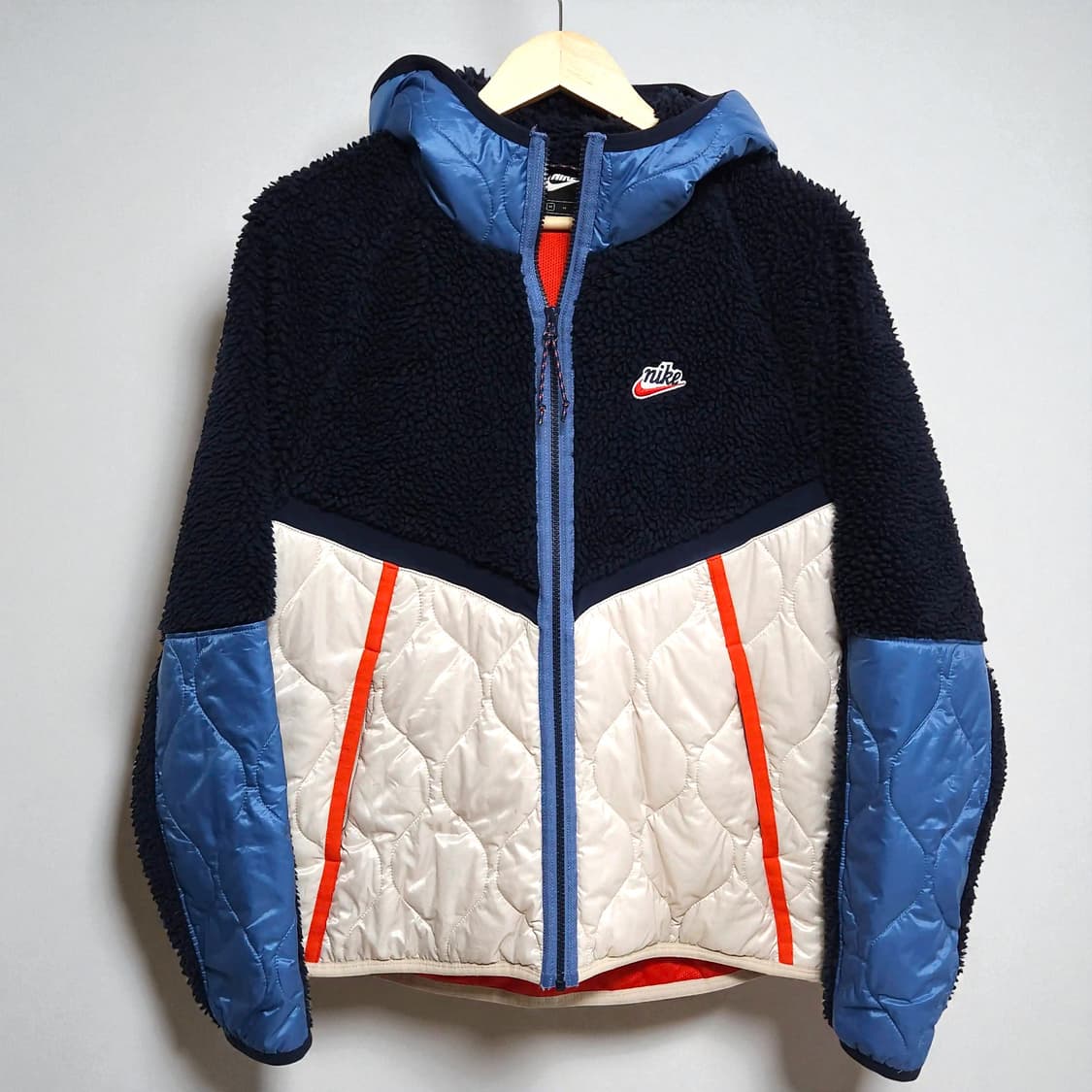 95)NIKE 나이키 NSW 헤리티지 쉐르파 후리스 후드 자켓 상품이미지1