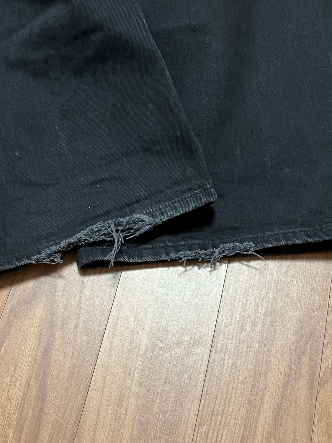 해칭룸 Wide Curve Jeans Jet Black 3/M 상품이미지4