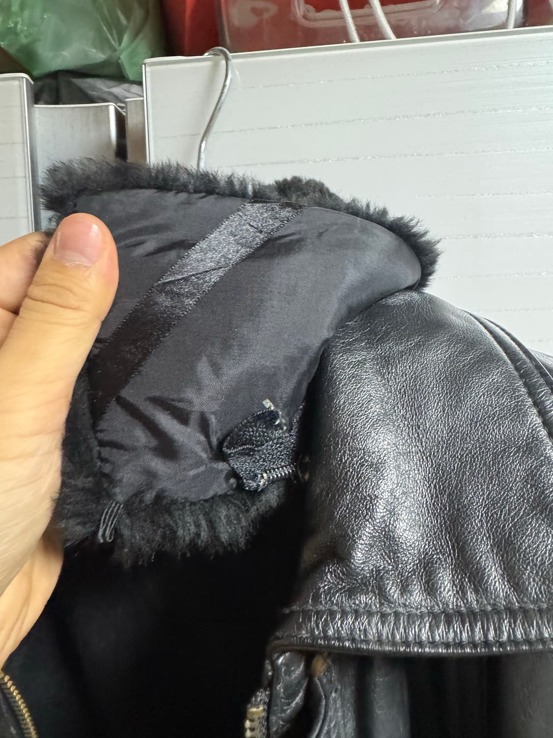 빈티지 가죽 a2자켓 리얼레더 L사이즈 상품이미지5