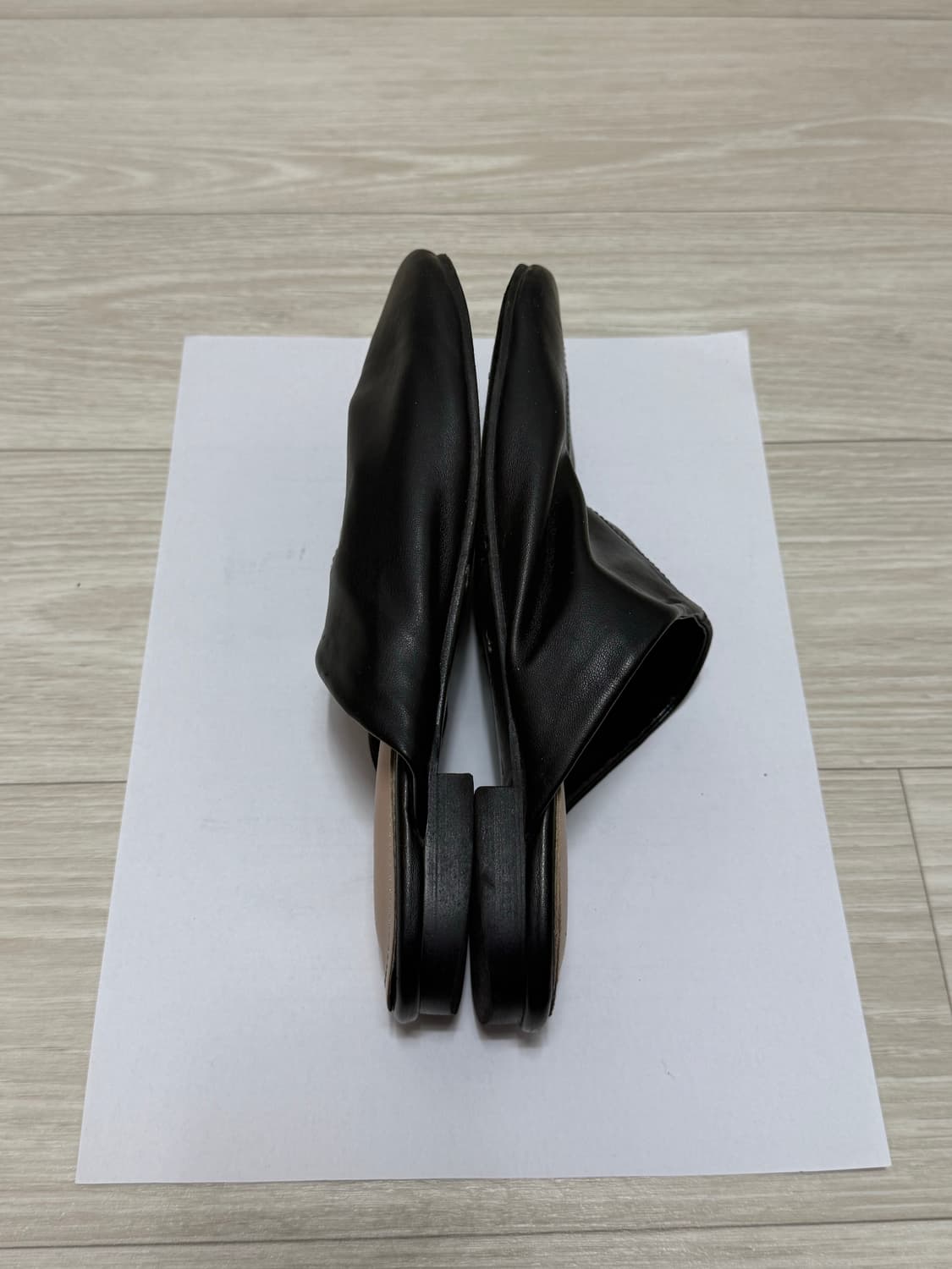 가죽 뮬 샌들 235 상품이미지5