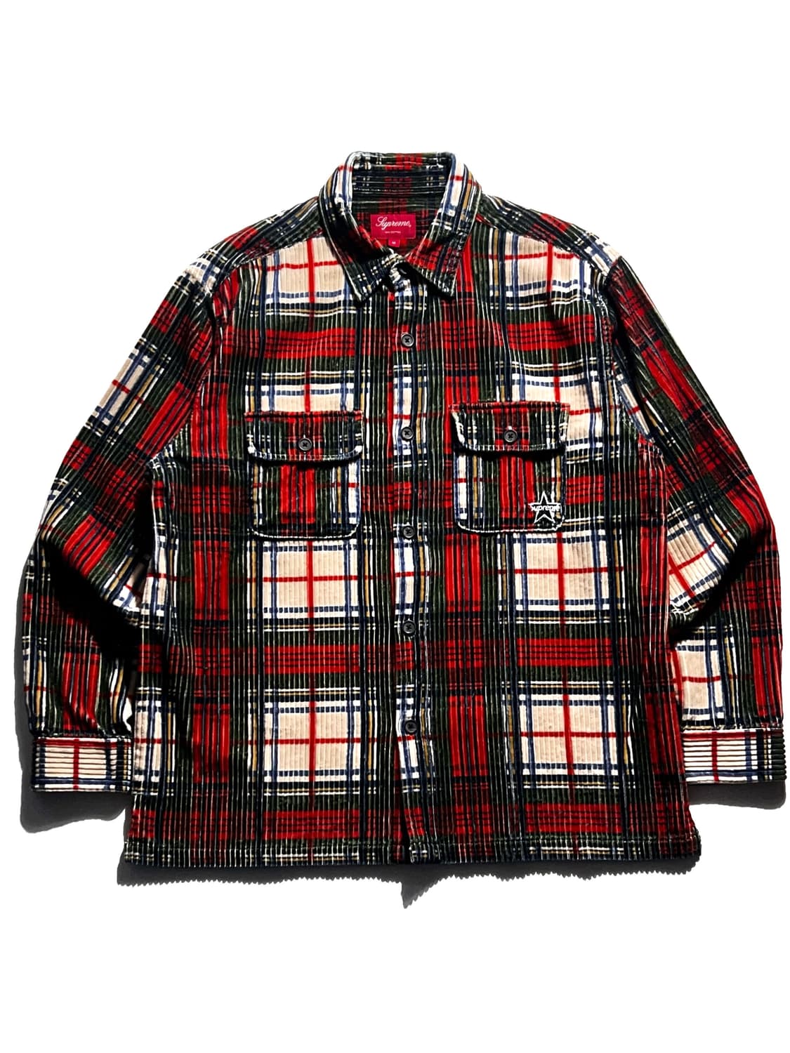 Supreme 20SS Corduroy Plaid Shirt 상품이미지1