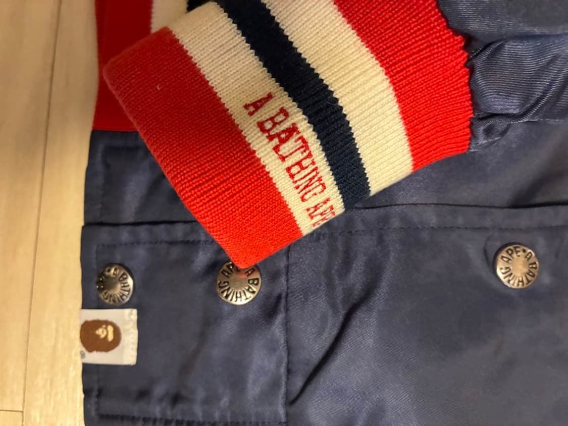 니고 시절 베이프 스타디움 바시티 자켓 상품이미지5