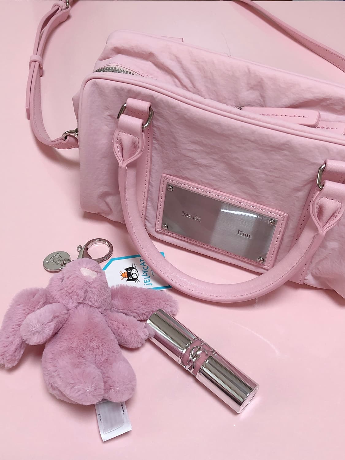 마뗑킴 베이비 토트백 핑크 단종색상 상품이미지1