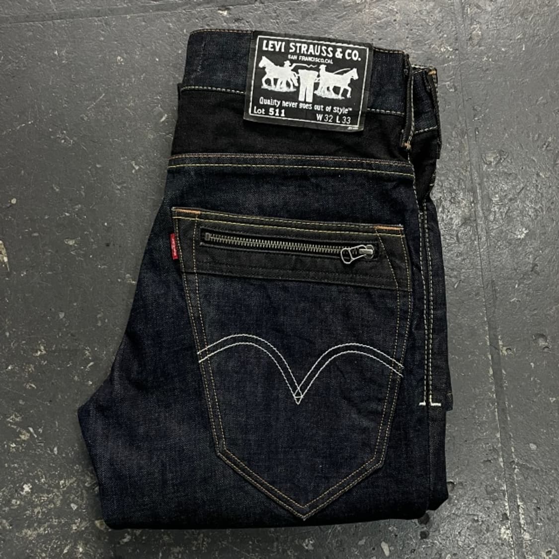 32 리바이스 511 인디고 데님팬츠 상품이미지4