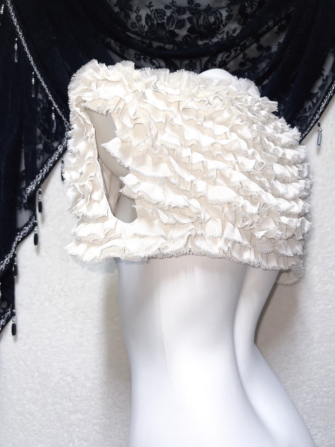 로맨틱고딕 히메갸루 로걀 프릴 쉬폰볼레로 가디건 베스트 페어리 달천 상품이미지8