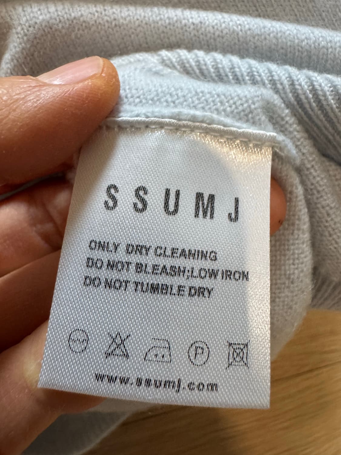 ssumj 썸제이 캐시미어 니트 상품이미지5