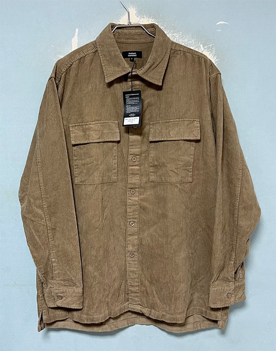 무신사 남자 코듀로이 오버셔츠 새상품 헤비 L 100  상품이미지1