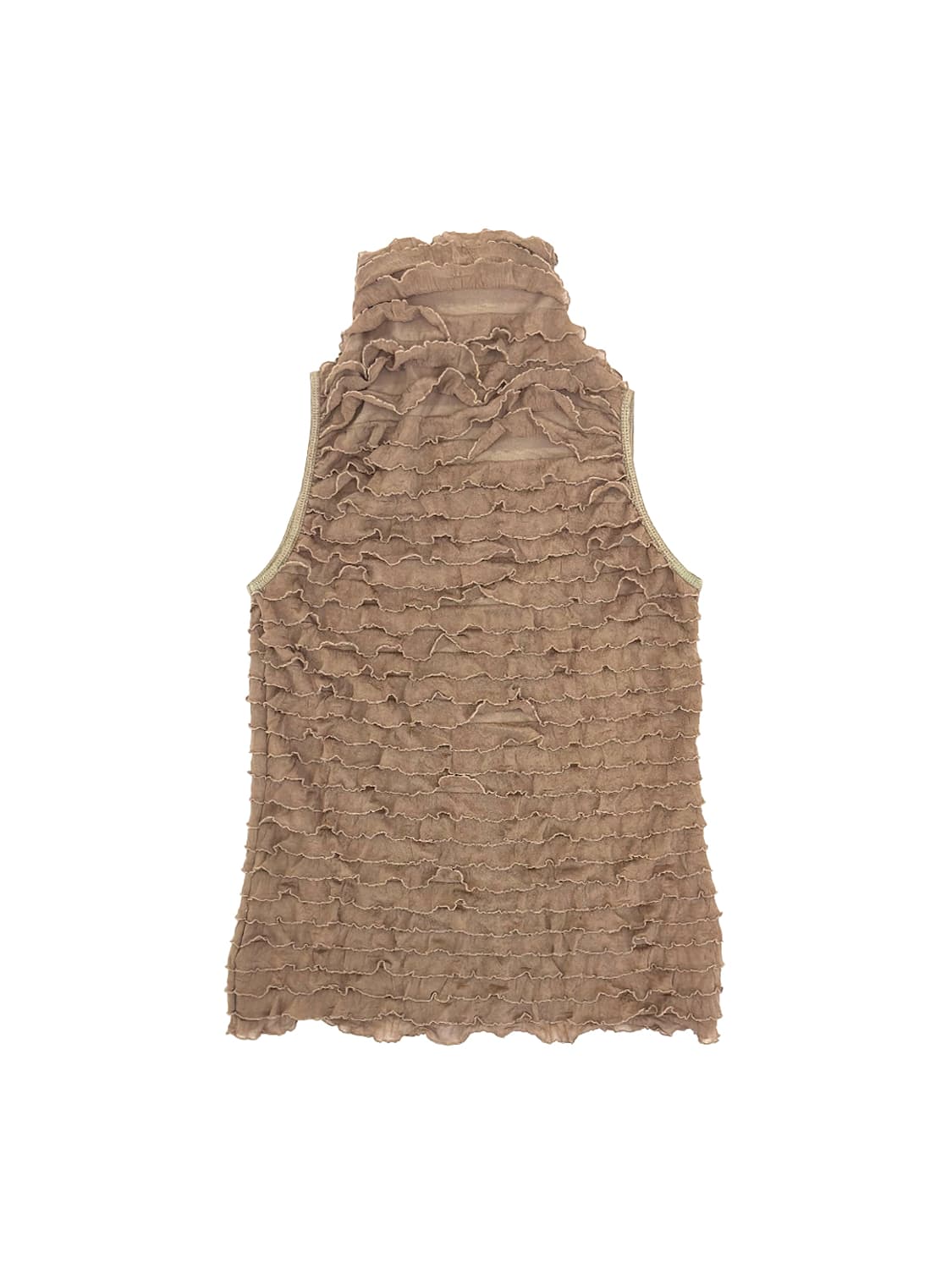 Vintage Fringe Mesh Sleeveless Top/ S 상품이미지1