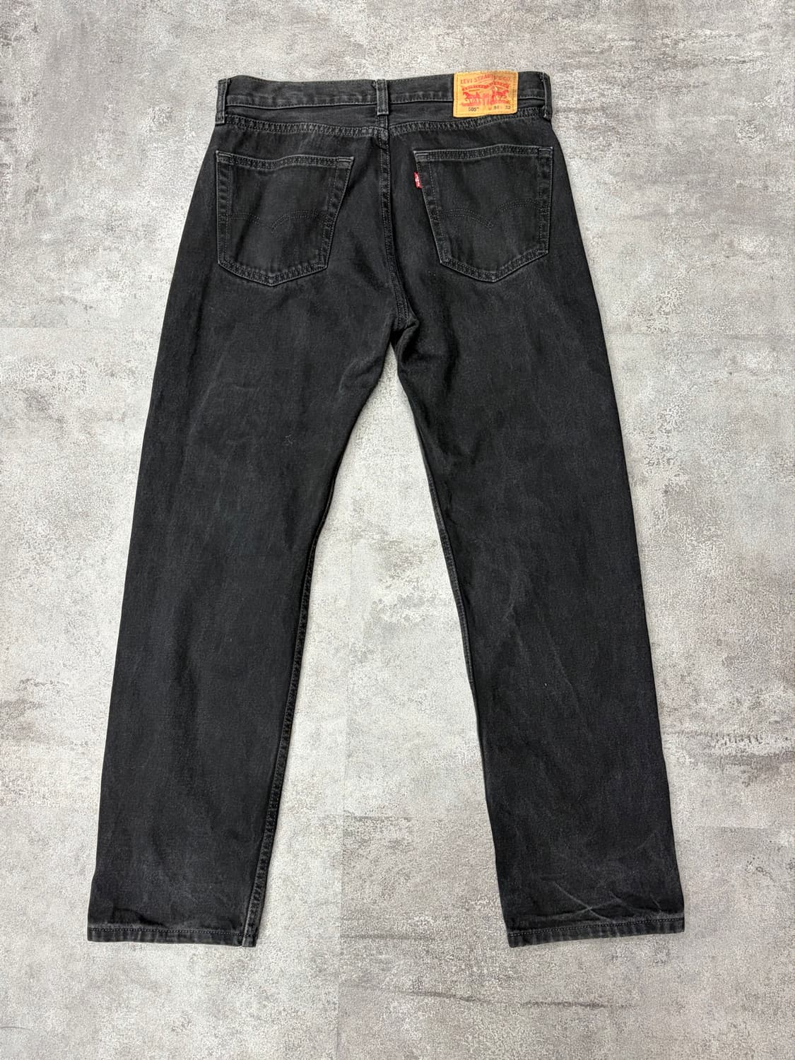 Levis 리바이스 505 흑청 데님 팬츠 상품이미지5
