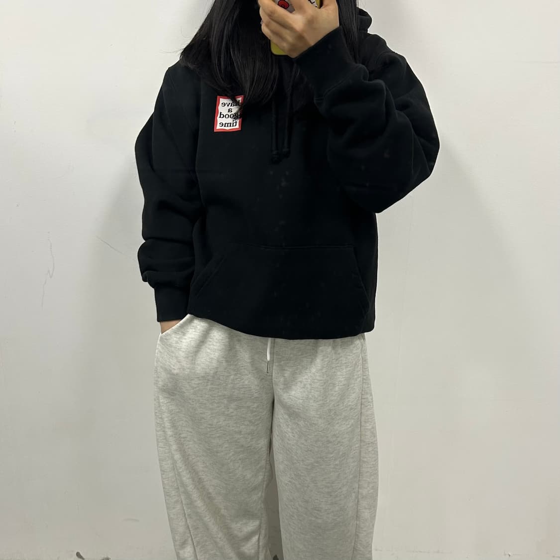 헤브어굿타임 후드티[1692] 상품이미지1