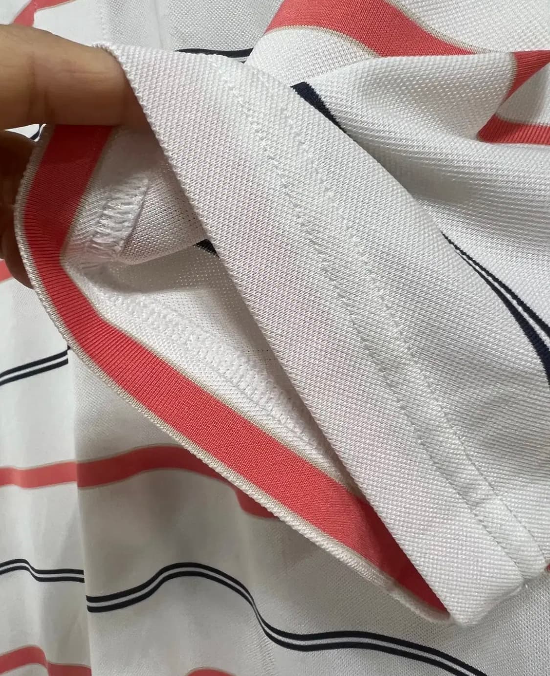 풋조이 남성 스트라이프 카라반팔티셔츠 S 상품이미지4