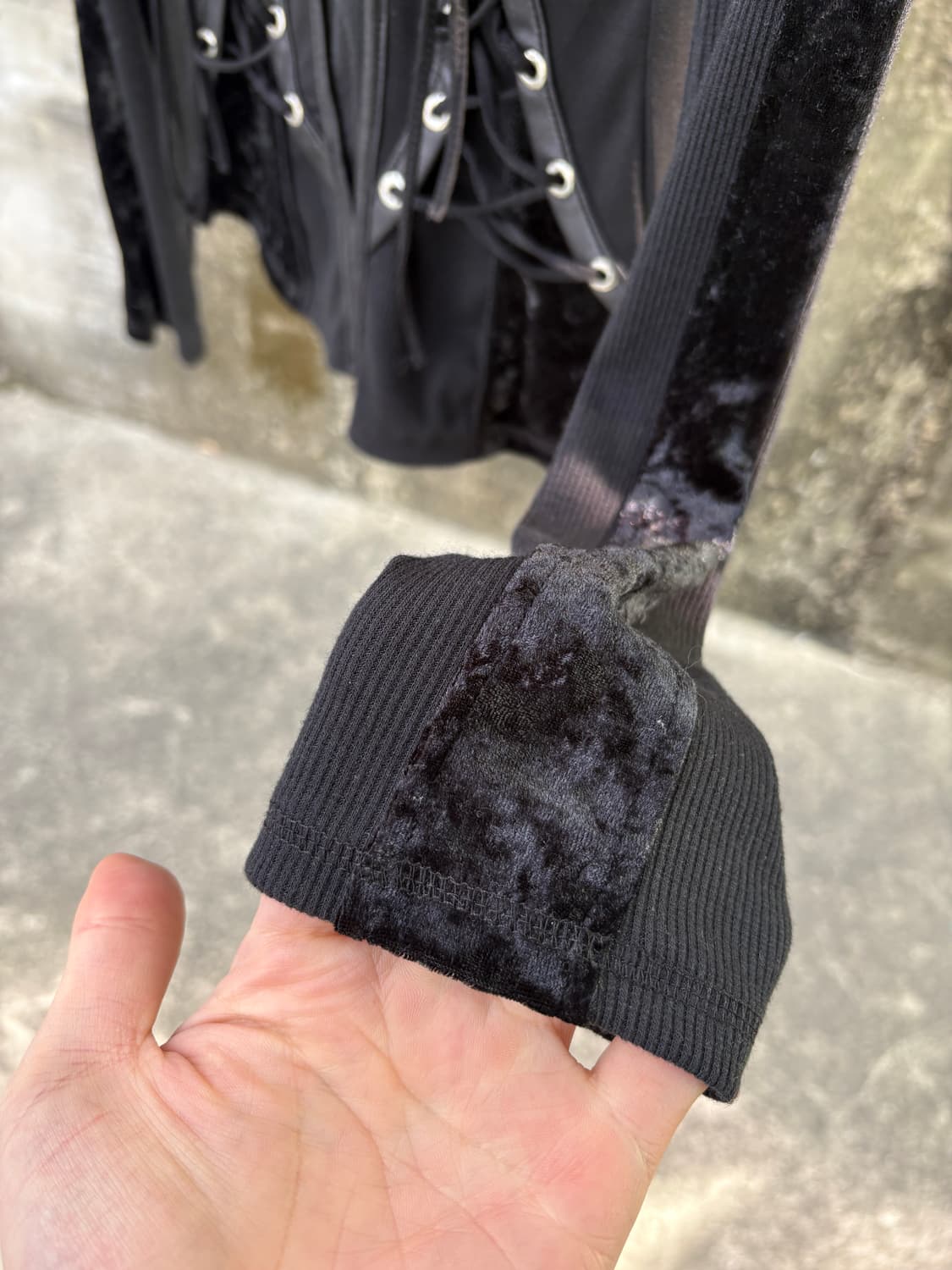 오즈 온 오즈 크로스 펑크 고딕 롱 슬리브 상품이미지5