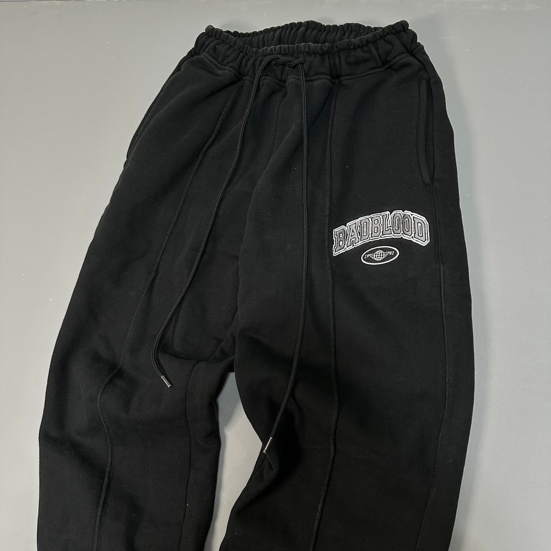 배드블러드 오버핏 조거팬츠 블랙 S [020906] 상품이미지2