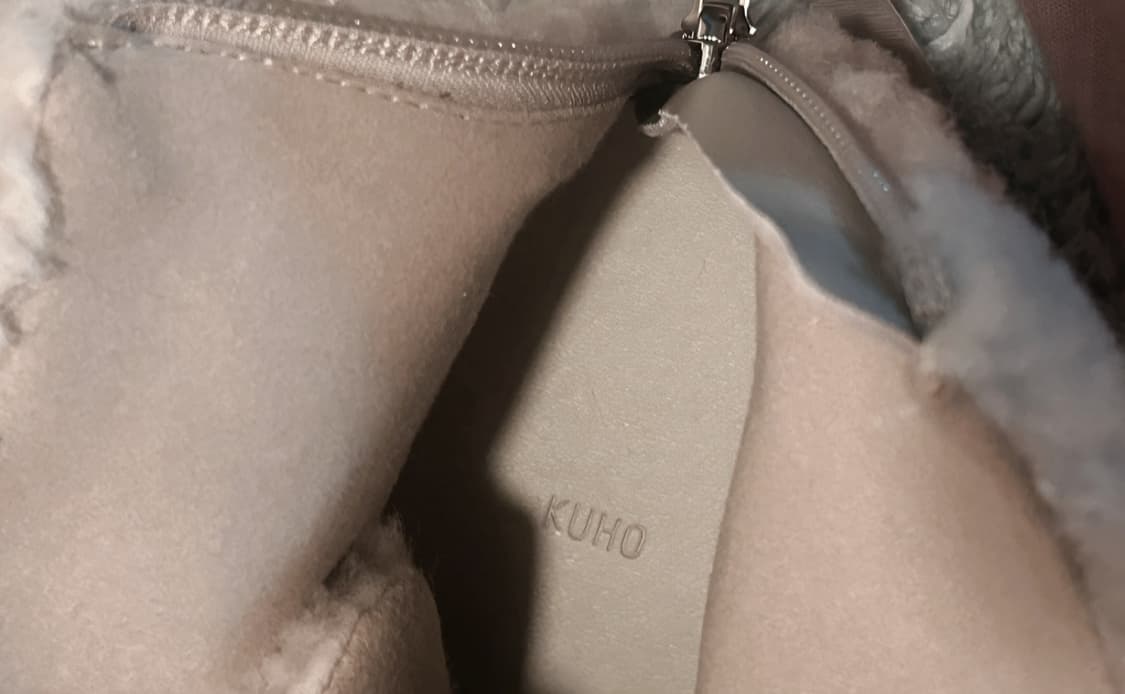 KUHO 쿠호 아이보리 털 스니커즈 245 / 한섬 정품 상품이미지3