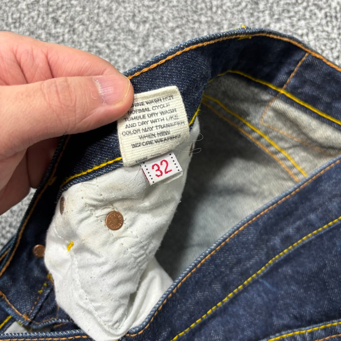 에비수 스페셜 2006 드래곤 프린팅 데님 팬츠 (32) 상품이미지7